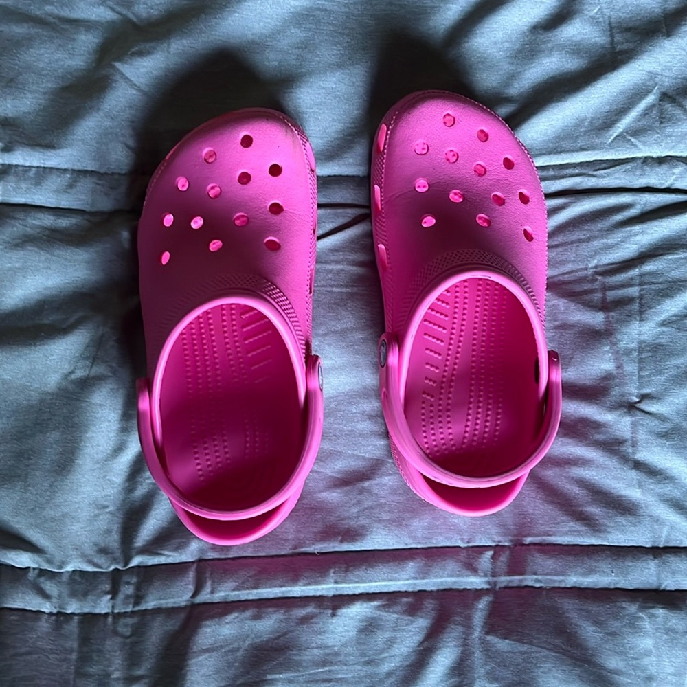 Hot Pink Crocs